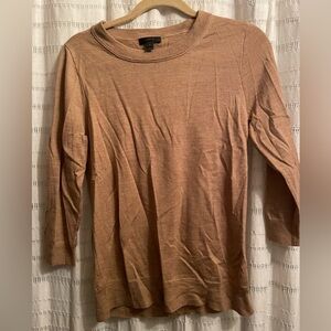 J. Crew Camel Knit Top